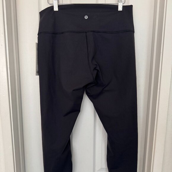 NWT Lululemon Wunder Under Luon High Rise Tights, 25'' Length, Black, Size 14 - Picture 10 of 16